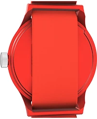 Timex Men's Quartz Analog Orange Nylon Watch, 36mm