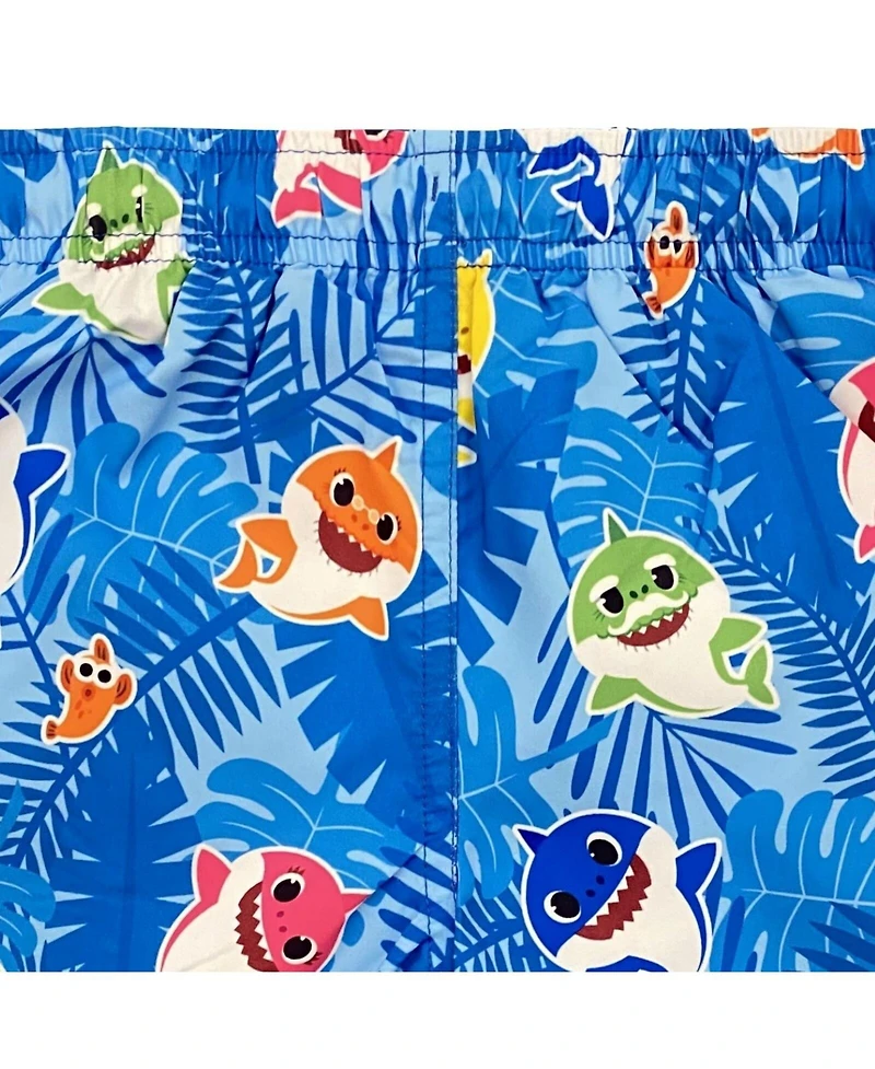 Baby Shark Little Boys Pinkfong Shark Swim Trunks Bathing Suit
