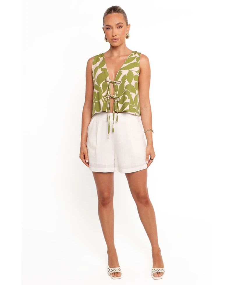 Petal and Pup Women's Valia Tie Top