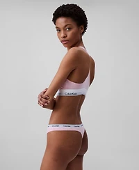 Calvin Klein Women's Modern Logo Thong Underwear QD5043