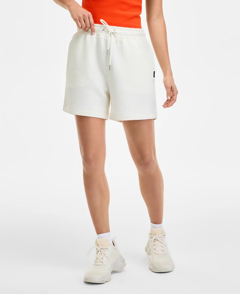 Starter Women's Geo-Print Jacquard Pull-On Shorts