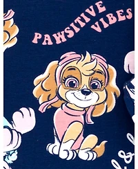 Paw Patrol Baby Girls Crossover Fleece Sweatshirt and Leggings Outfit Set