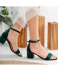 Iva Low Block Heel Sandals