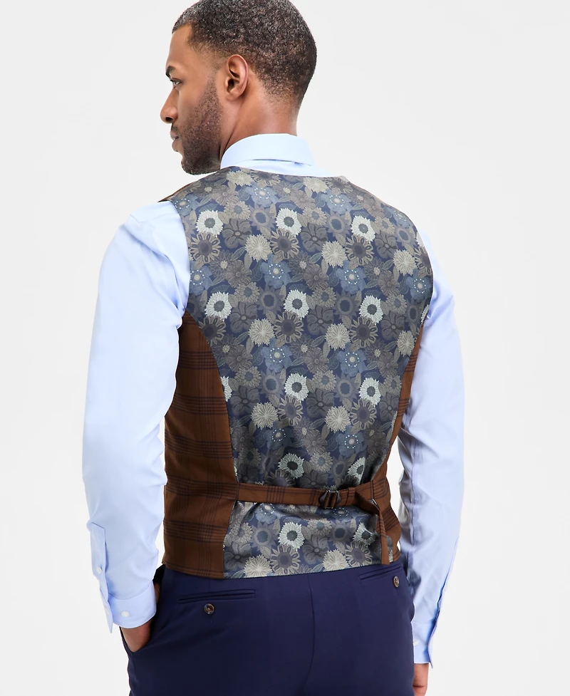 Tayion Collection Men's Classic-Fit Suit Separate Vest