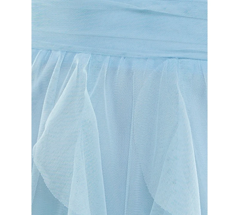 pear culture Juniors' Surplice-Neck Ruffle-Skirt Dress