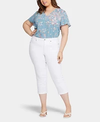 Nydj Plus Size Chloe Skinny Capri Jeans