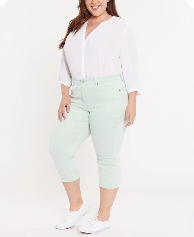 Nydj Plus Marilyn Crop Cuff Denim Jeans