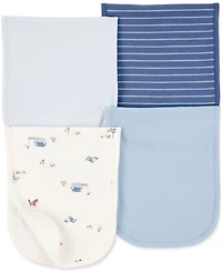 Carter's Baby Cotton Burp Cloths, 4 Pack
