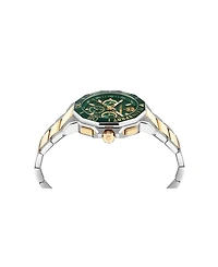Plein Sport Men's Titan Chronograph Date Quartz Two-Tone Bracelet Watch, 46mm