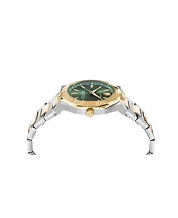 Plein Sport Women's Metronaut Three Hand Quartz Two-Tone Bracelet Watch, 36mm