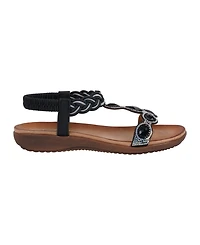 Gc Shoes Women's Victoria Jeweled Flat Sandals