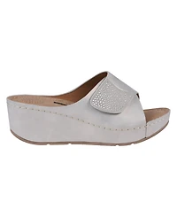 Gc Shoes Women's Annora Embellished Wedge Sandals