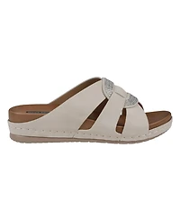 Gc Shoes Women's Betsy Embellished Wedge Sandals
