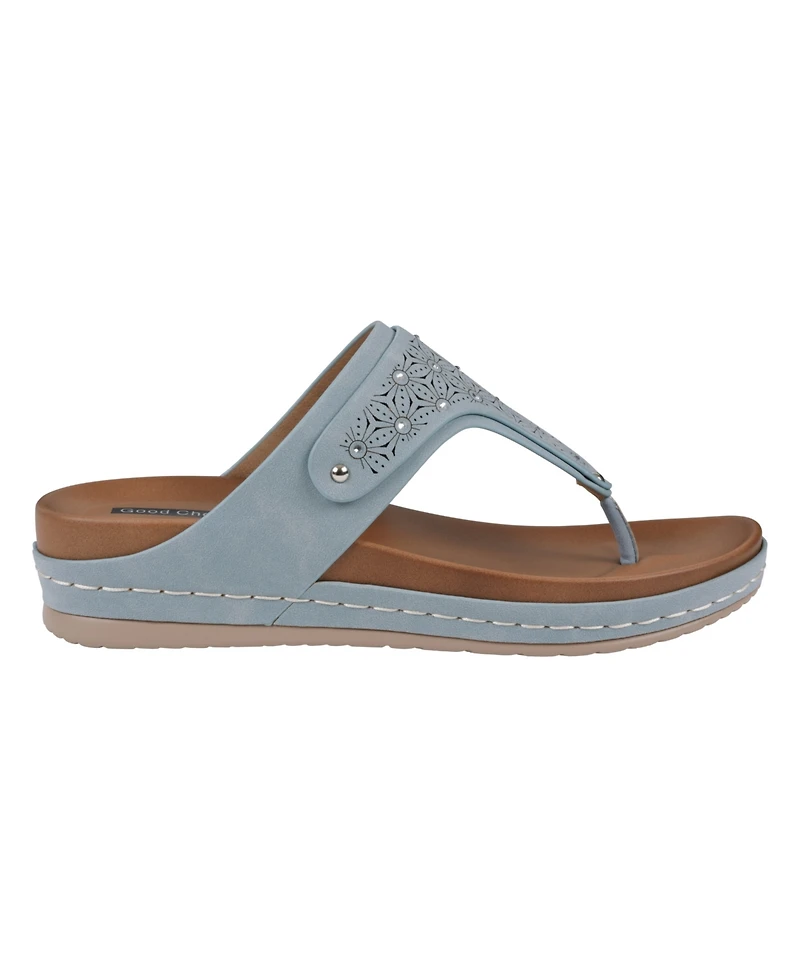 Gc Shoes Women's Tani Thong Wedge Sandals