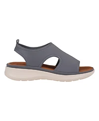 Gc Shoes Women's Romy Stretch Lycra Wedge Sandals