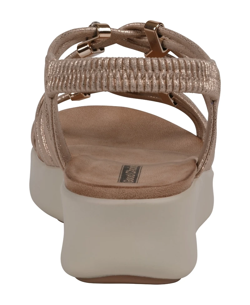 Gc Shoes Women's Fran Strappy Wedge Sandals