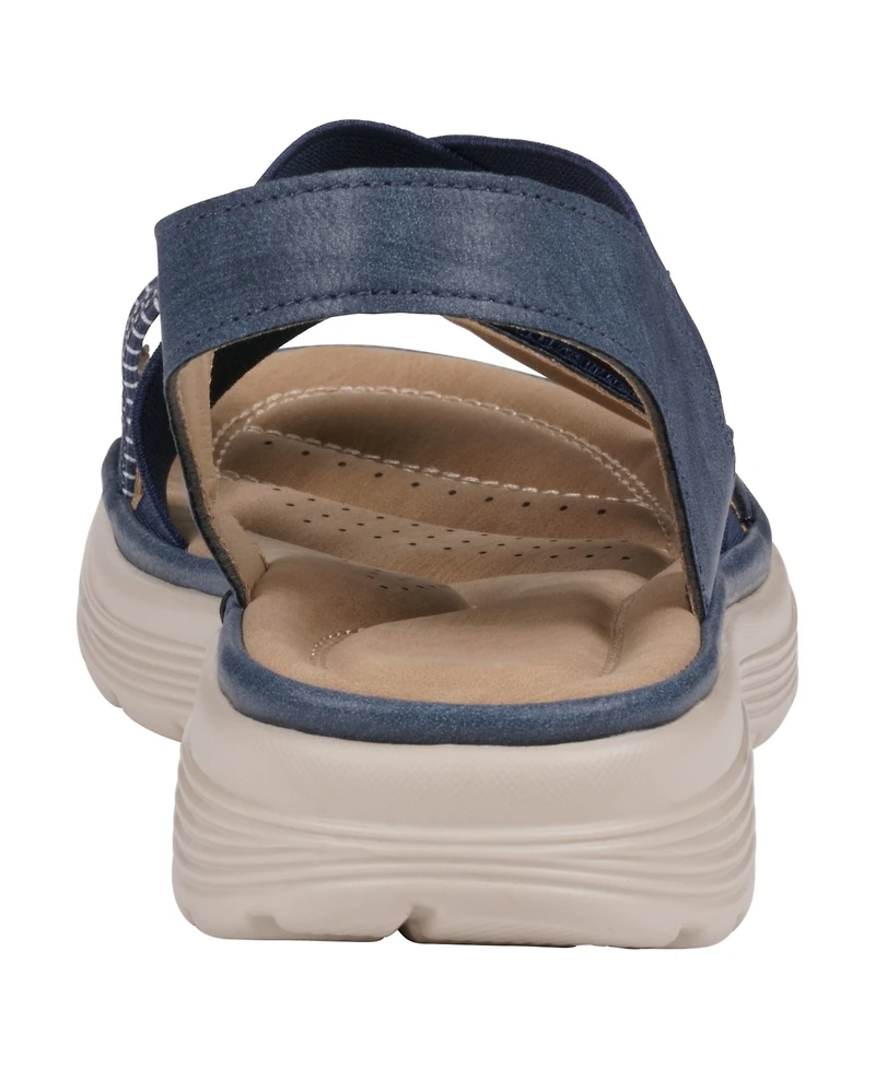 Gc Shoes Women's Ariel Elastic Comfort Flat Sandals