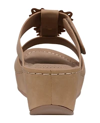 Gc Shoes Women's Talia Floral Wedge Sandals