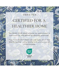 Linery & Co. Cotton Stitched Reversible Boho Floral 3 Piece Quilt and Sham Set