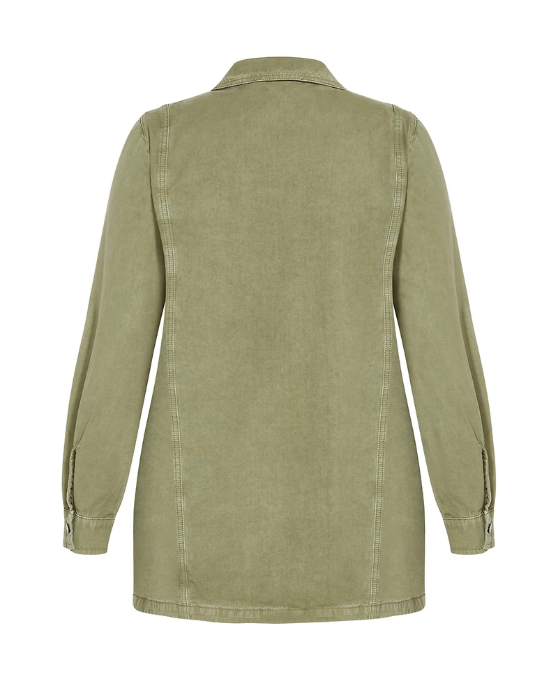 City Chic Plus Liv Shirt