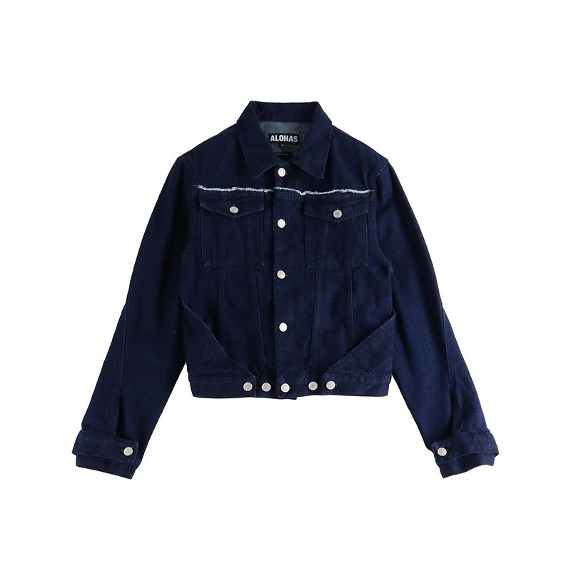 Alohas Women's Sand Indigo Denim Jacket