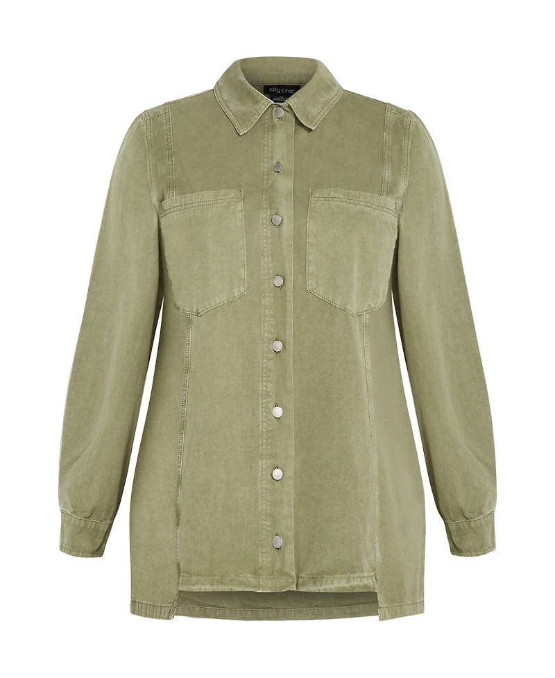 City Chic Plus Liv Shirt