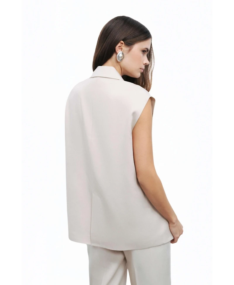 Nocturne Women's Accessory Detailed Vest