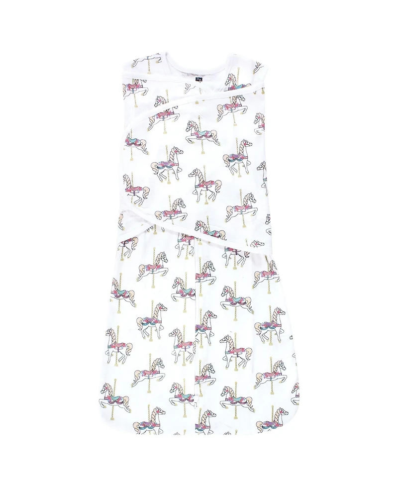 Hudson Baby Girls Convertible Swaddle Sleep Sack