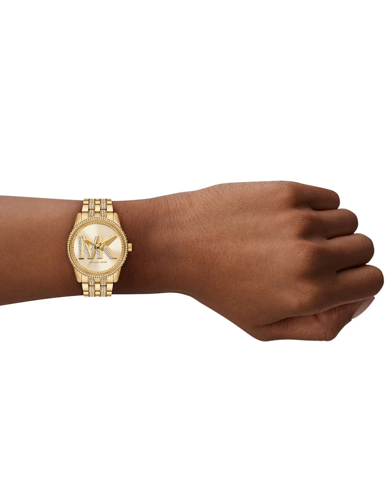 Michael Kors Women's Bryant Chronograph Gold-Tone Stainless Steel Watch, 35mm