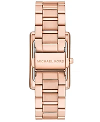 Michael Kors Women's Essex Rose Gold-Tone Stainless Steel Watch, 26x36mm