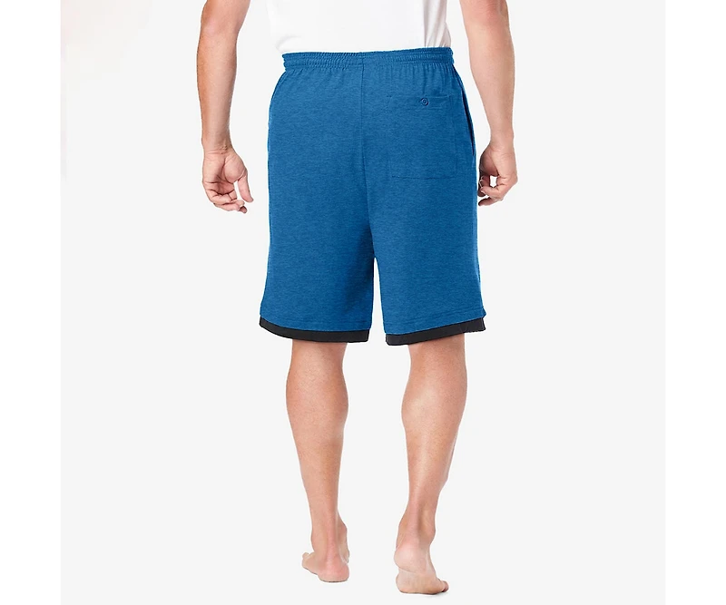 KingSize Big & Tall Hang-Down Lightweight Jersey Shorts