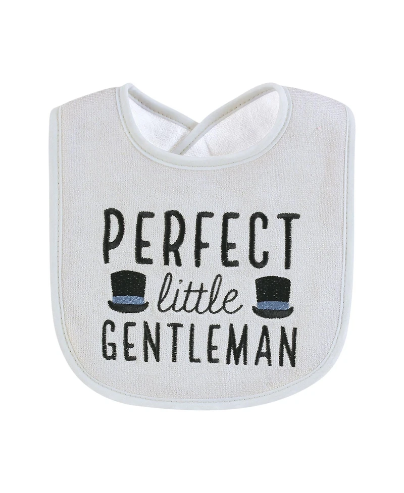 Hudson Baby Boys 4Pk Fiber Filled Bibs