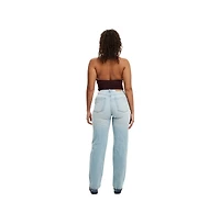 Cotton On Women's Curvy Stretch Straight Jean