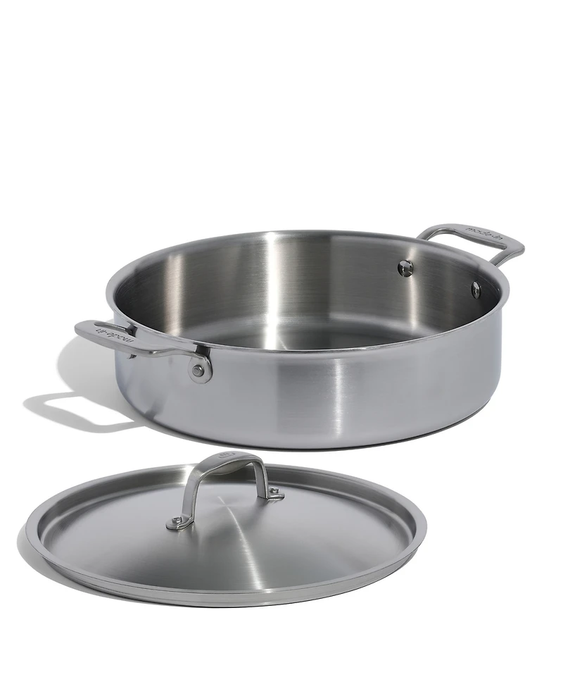 Made In Stainless Steel Clad -Quart Rondeau with Lid