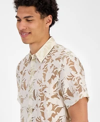 Guess Men's Regular-Fit Devore Floral Shirt