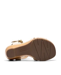 Clarks Collection Women's Seannah Madi Wedge Sandals