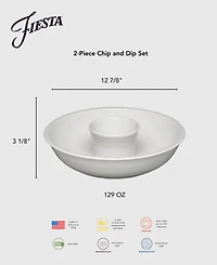 Fiesta Linen 2-Pc. Chip and Dip Set