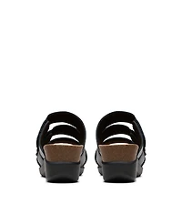 Clarks Collection Women's Calenne Lily Wedge Sandals