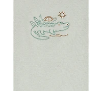 Carter's Baby Boys Cotton Turtle Top, Hat, Pants & Socks, 4 Piece Set