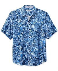 Tommy Bahama Men's Island Mixer Short Sleeve Button-Front Product Print Shirt