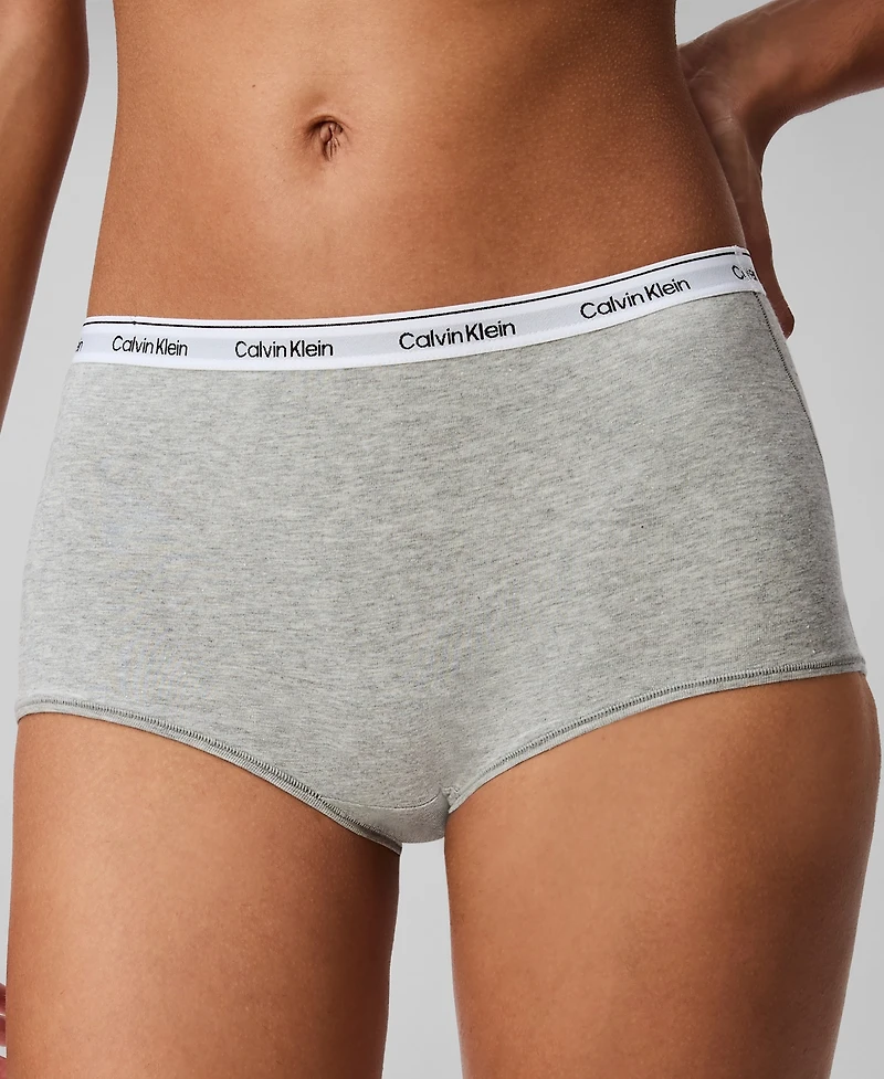 Calvin Klein Women's Modern Logo Boyshort Underwear QD5195