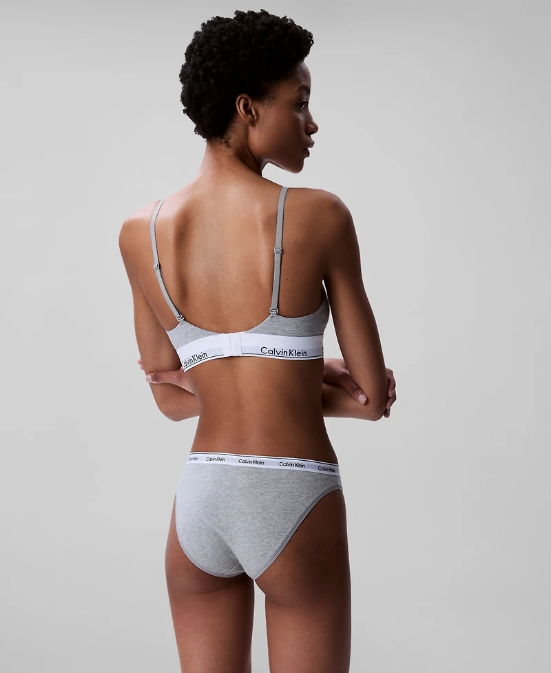 Calvin Klein Women's Modern Cotton Lightly Lined Triangle Bralette QF5650
