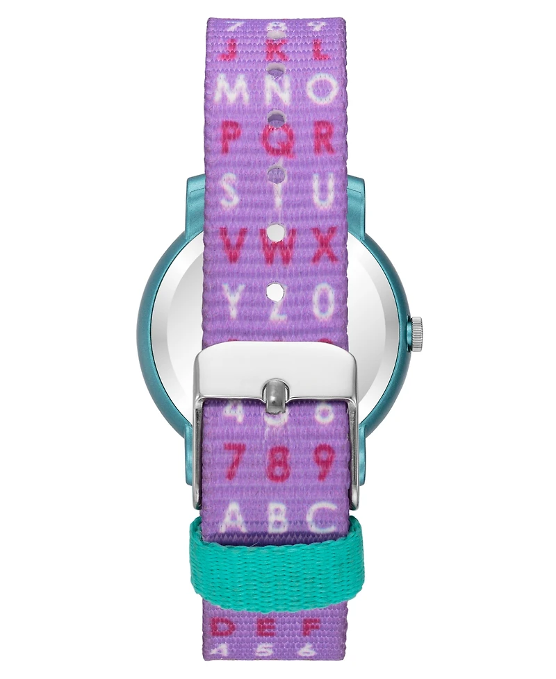 Armitron Kid's Quartz Jumpstart Lavender Nylon Watch, 32mm