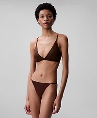 Calvin Klein Women's Form To Body Lightly Lined Triangle Bralette QF6758