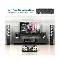 Pyle 4-Channel High Power Stereo Speaker Selector - PSS4