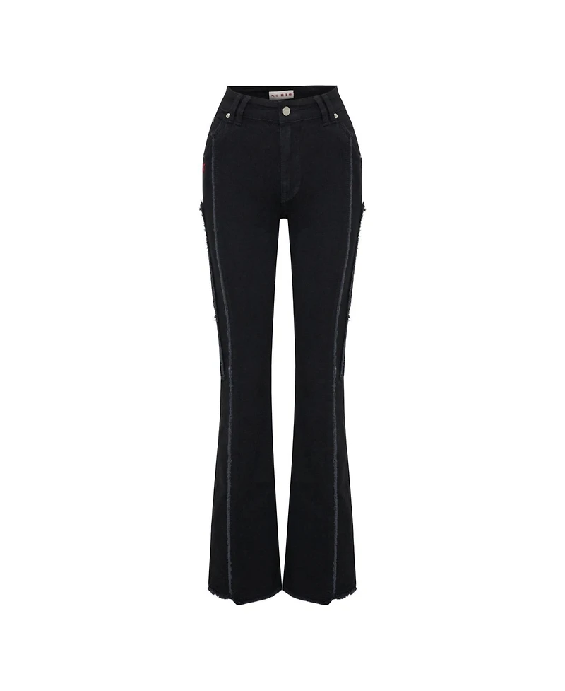 Pcfg Women's Flare Denim Pant