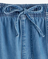 On 34th Women's Pull-On Utility Wide-Leg Jeans, Exclusively at Macy's