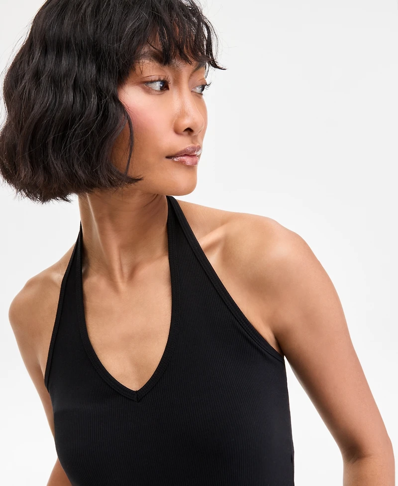 On 34th Women's V-Neck Halter Top, Exclusively at Macy's