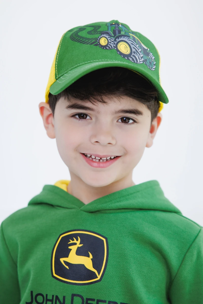 John Deere Boys Twill Adjustable Snapback Baseball Cap Hat
