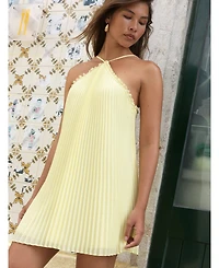 French Connection Women's Sunburst Sleeveless Dress